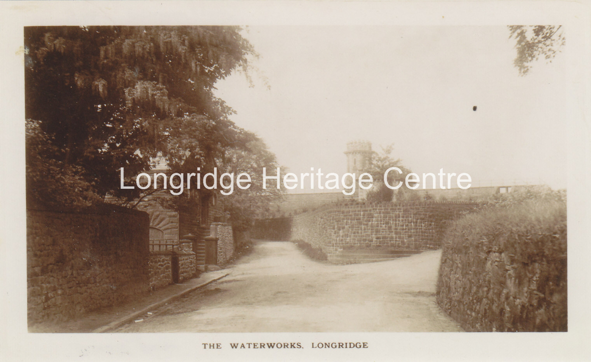 495A - Higher Road - Waterworks near Rock Cottage - 1915